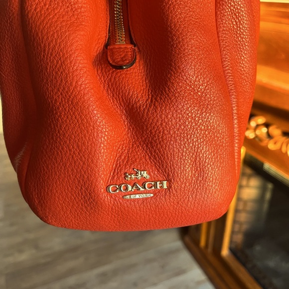Coach Handbags - Coach Phoebe Shoulder Bag Pebbled Leather “Carmine” Retail $495